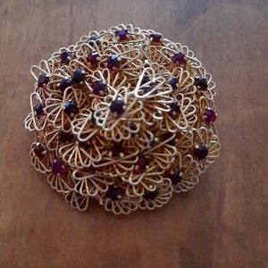 Vintage rose gold brooch